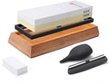 Premium Whetstone Knife Sharpener Stone Kit 1000/6000 Grit KW1
