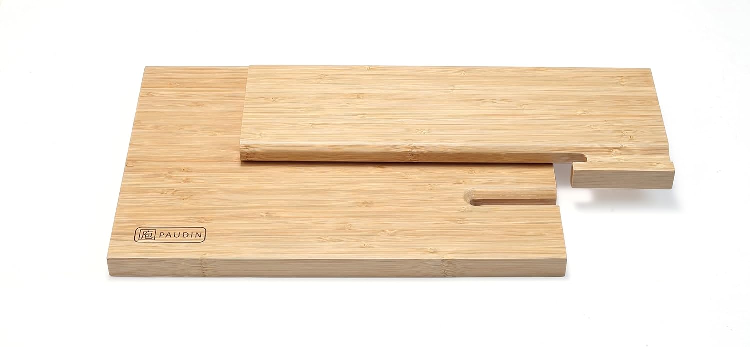Magnetic Knife Block Bamboo Detachable WS4