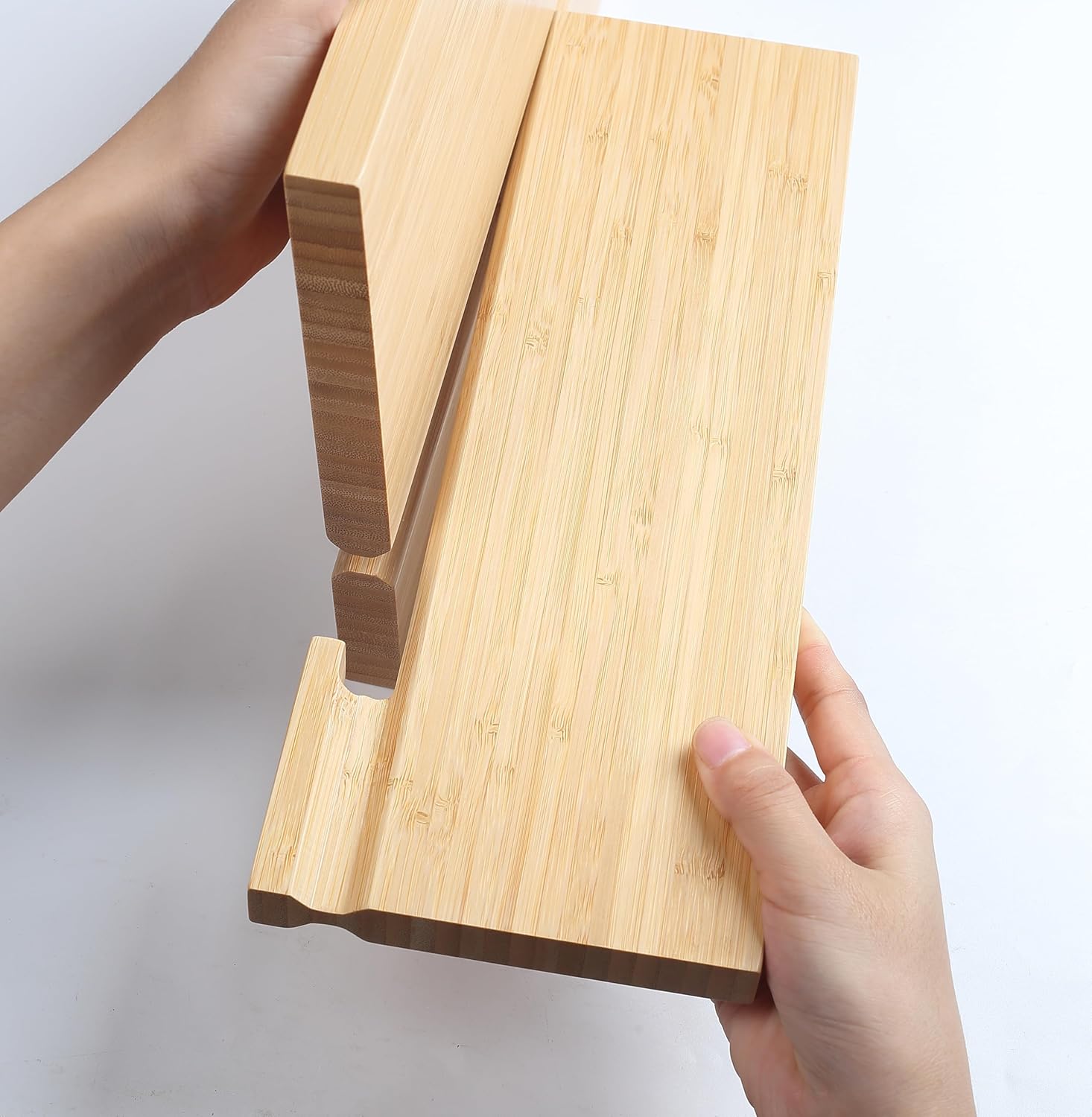 Magnetic Knife Block Bamboo Detachable WS4