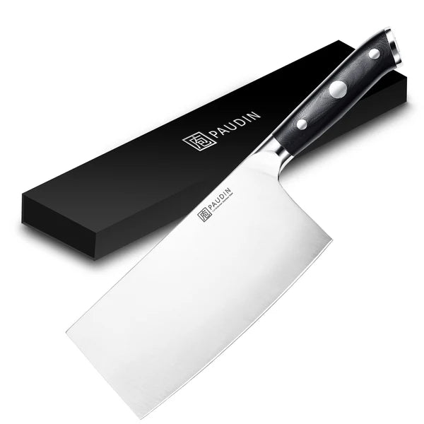 Ultra Dark Premium 8" Chinese Cleaver Knife D4