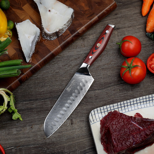 Plume Luxe 7" Santoku Knife P4